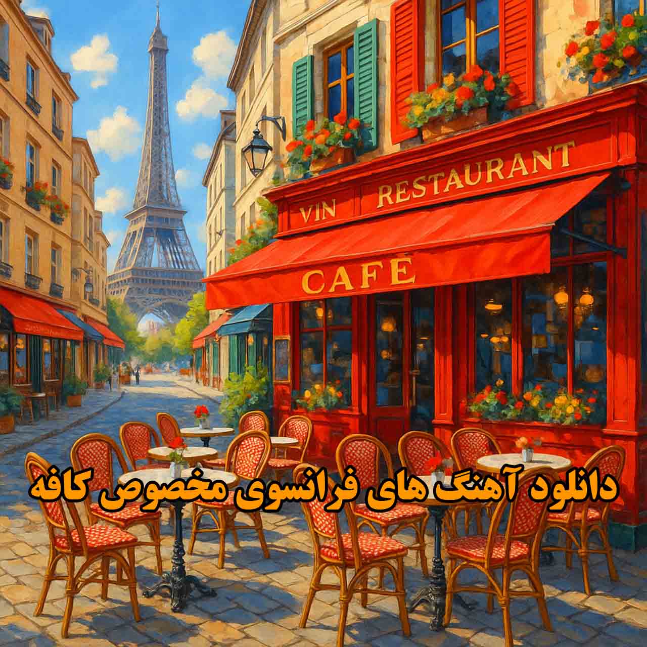 آهنگ های فرانسوی مخصوص کافه